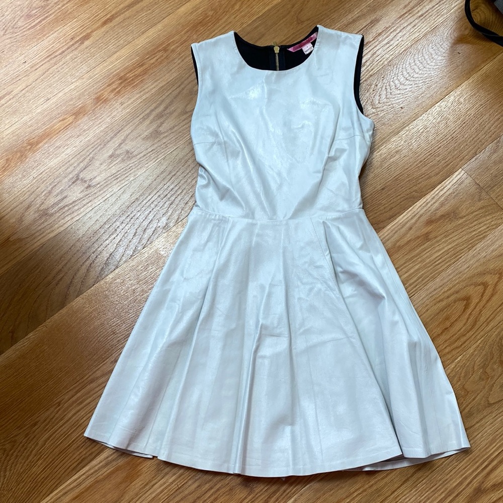 DVF Leather Dress - gorgeous!
